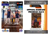 OFFICIAL GAME DAY PROGRAM - Day 3
