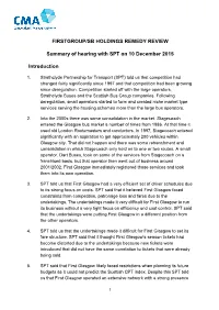 Summary of Hearing with SPT on 10 December 2015