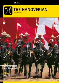 2012 the HANOVERIAN No 03| March 2012