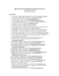 ADMS Task Force Meetings, Who Include the Following