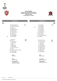 Arsenal FC Dundalk FC