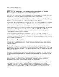 FOR IMMEDIATE RELEASE: August 2, 2017