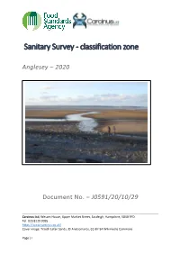 Sanitary Survey - Classification Zone