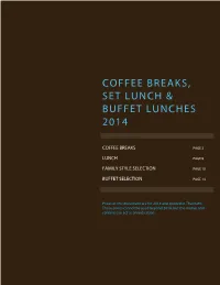 Set Lunch & Buffet Selection16052014re