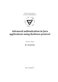 Advanced Authentication in Java Applications Using Kerberos Protocol