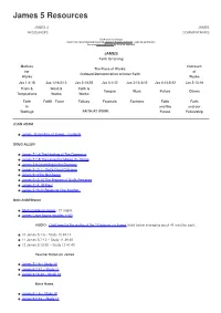James 5 Resources