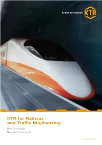 KTR for Railway and Traffic Engineering