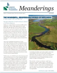 Meanderings Spring 2021.Indd