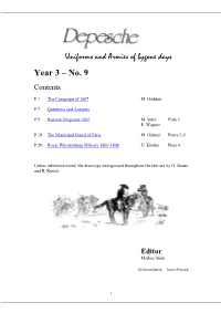Uniforms and Armies of Bygone Days Year 3
