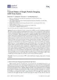 Current Status of Single Particle Imaging with X-Ray Lasers