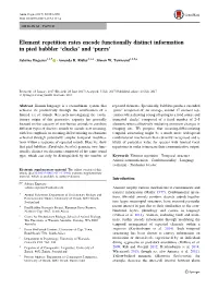 Element Repetition Rates Encode Functionally Distinct Information in Pied Babbler 'Clucks' and 'Purrs'