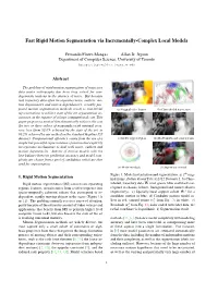 Fast Rigid Motion Segmentation Via Incrementally-Complex Local Models