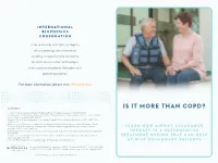 Is It More Than Copd? 2