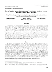 The Infestation Rate and Abundance of Insect Pests on Stored Corn in Different Climatic Zones of Turkey
