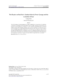 The Reader on Red Alert: Stanley Kubrick, Peter George and the Evolution of Fear Graham Allen