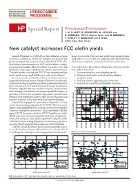 New Catalyst Increases FCC Olefin Yields
