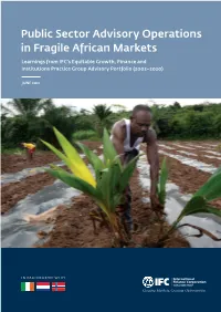 Public Sector Advisory Operations in Fragile African Markets