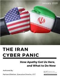 The Iran Cyber Panic
