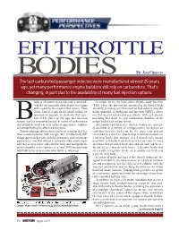 Efi Throttle