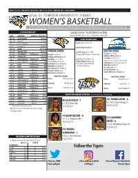 Women's Basketball Page 1/1 Combined Team Statistics As of Jan 04, 2021 All Games