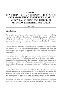 Developing a Comprehensive Prevention and Enforcement Framework 95