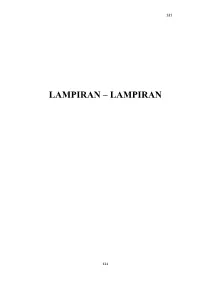 Lampiran – Lampiran