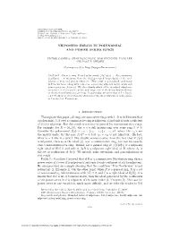 Nilpotent Ideals in Polynomial and Power Series Rings 1609