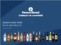 Sales and Results H1 FY19