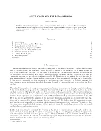 Scott Spaces and the Dcpo Category