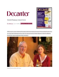 David Ramey Interview