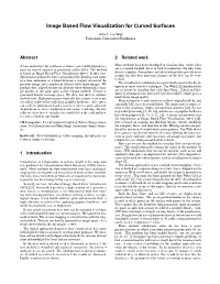 Image Based Flow Visualization for Curved Surfaces