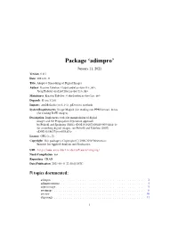 Package 'Adimpro'