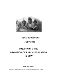 Second Report