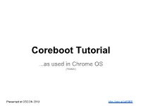 Coreboot Tutorial