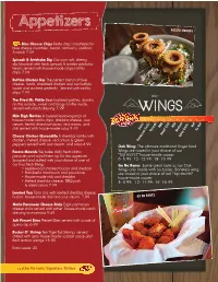 WINGS Appetizers