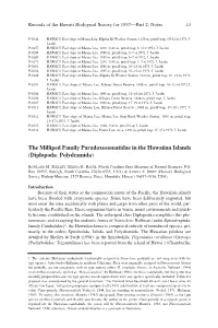 Diplopoda: Polydesmida)