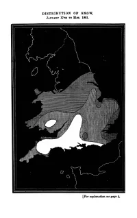 DISTRIBUTION of SNOW, JAOTAKY 17Ih to 21Si, 1881