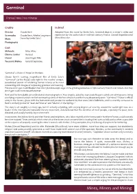 Mines, Miners and Mining:Programme Notes.Qxd