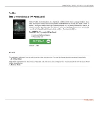 Read Doc \ the Unconsoled (Paperback)