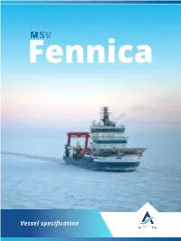 Vessel Specification