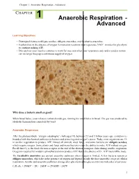 Anaerobic Respiration - Advanced