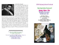 Concert Program