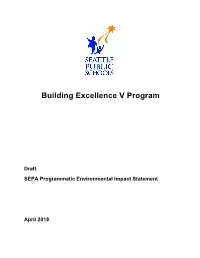 Draft Programmatic EIS for BEX V Program