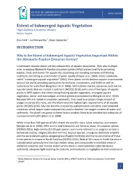 Extent of Submerged Aquatic Vegetation Metric Report High-Salinity Estuarine Waters