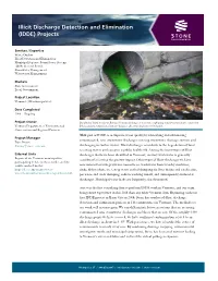 Illicit Discharge Detection and Elimination (IDDE) Projects