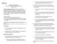 In the Midst of the Storm” Acts 27:1–44 Previous Message Summary: Paul, Still B