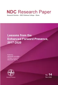 Lessons from the Enhanced Forward Presence, 2017-2020Edited By