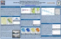 Modeling the Response of Glaciers to Climate Change in the Upper North Saskatchewan River Basin GC51D-0788 Evan L.J