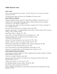 Review This Artist's Vitae [PDF Document]