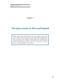 The Space Sector in 2014 and Beyond